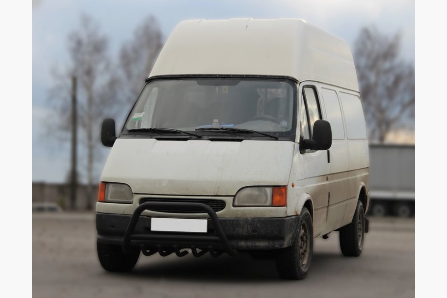 Ford Transit 1991–2000 Frontbåge WT003 Black (rostfritt) Image