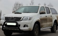 Toyota Hilux 2006–2015 Frontbåge WT003 Black (rostfritt) foto 3