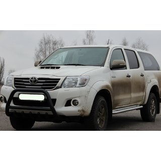 Frontbåge WT003 Black (rostfritt) Toyota Hilux 2006–2015 foto 3