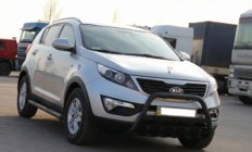 Kia Sportage 2010–2015 Frontbåge WT004 Black (rostfritt stål) foto 3