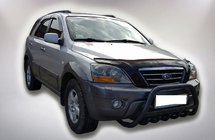 Kia Sorento I BL 2002–2009 Frontbåge WT004 Black (rostfritt stål) foto 1
