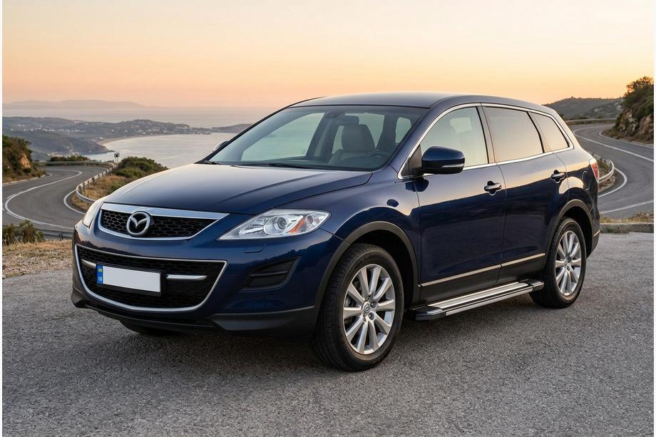 Mazda CX-9 2007–2016 Sidosteg Rainbow (2 st, aluminium) Image