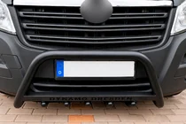 Fiat Ducato 2006–2025 Frontbåge WT004 Black (rostfritt stål) foto 1