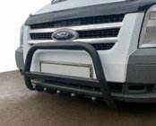 Ford Transit 2000–2014 Frontbåge WT004 Black (rostfritt stål) foto 1
