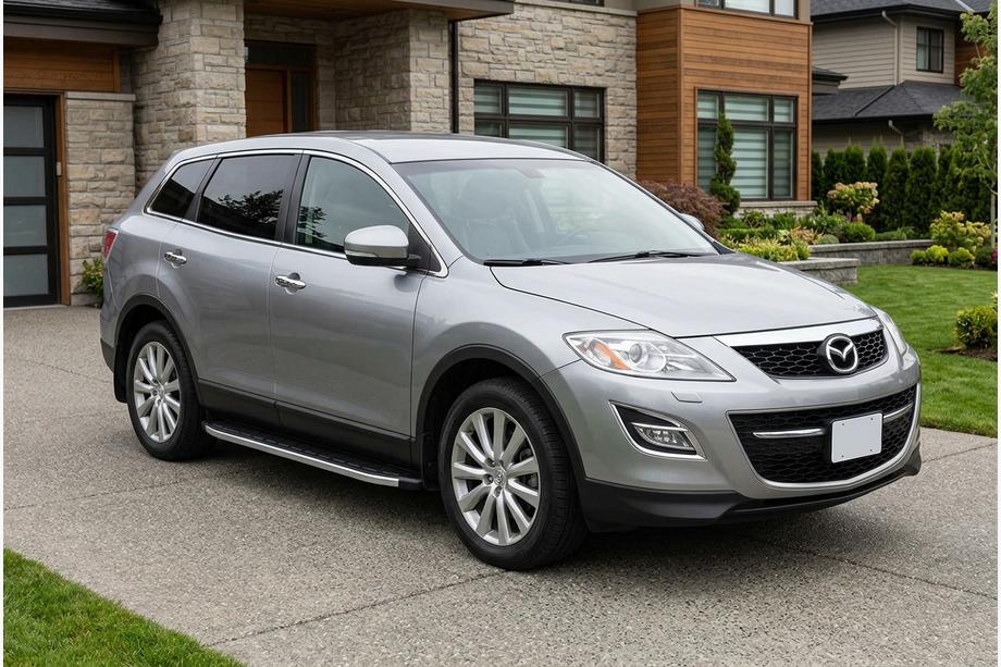 Mazda CX-9 2007–2016 Sidosteg Fullmond (2 st, aluminium) Image