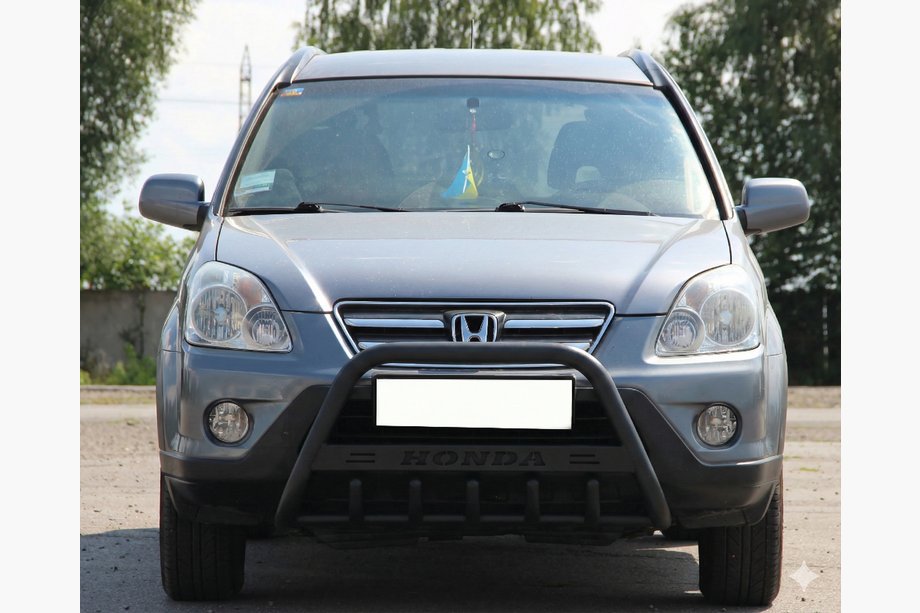 Honda CRV 2001–2006 Frontbåge WT004 Black (rostfritt stål) Image
