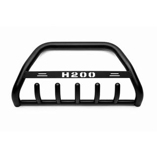 Frontbåge WT004 Black (rostfritt stål) Hyundai H200, H1, Starex 1998–2007 foto 1