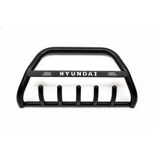 Frontbåge WT004 Black (rostfritt stål) Hyundai H300, H1, Starex 2008–2020 foto 2