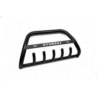 Frontbåge WT004 Black (rostfritt stål) Hyundai H300, H1, Starex 2008–2020 foto 4