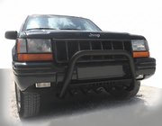 Jeep Grand Cherokee WJ 1999–2004 Frontbåge WT004 Black (rostfritt stål) foto 1