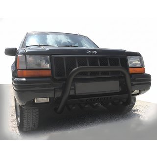 Frontbåge WT004 Black (rostfritt stål) Jeep Grand Cherokee WJ 1999–2004 foto 1