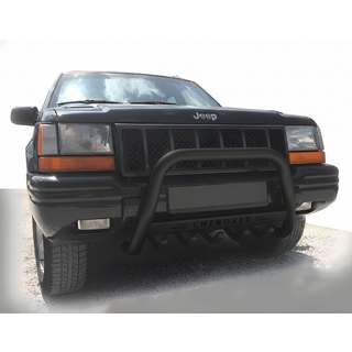 Frontbåge WT004 Black (rostfritt stål) Jeep Grand Cherokee WJ 1999–2004 foto 1