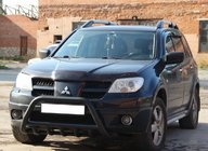 Mitsubishi Outlander 2001–2006 Frontbåge WT003 Black (rostfritt) foto 4