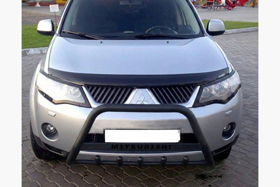 Mitsubishi Outlander 2006–2012 Frontbåge WT004 Black (rostfritt stål) Image