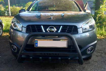 Nissan Qashqai 2007–2010 Frontbåge WT004 Black (rostfritt stål) foto 1