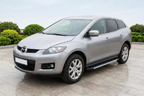 Mazda CX-7 2006–2012 Sidosteg Duru (2 st, aluminium) foto 1