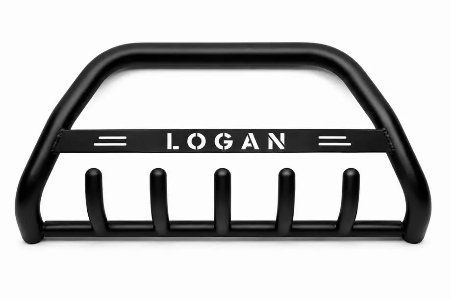 Renault Logan MCV 2013–2022 Frontbåge WT004 Black (rostfritt stål) Image
