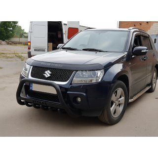 Frontbåge WT004 Black (rostfritt stål) Suzuki Grand Vitara 2005–2017 foto 1