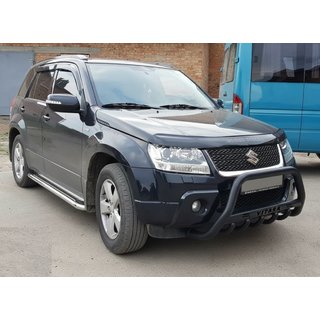 Frontbåge WT004 Black (rostfritt stål) Suzuki Grand Vitara 2005–2017 foto 4