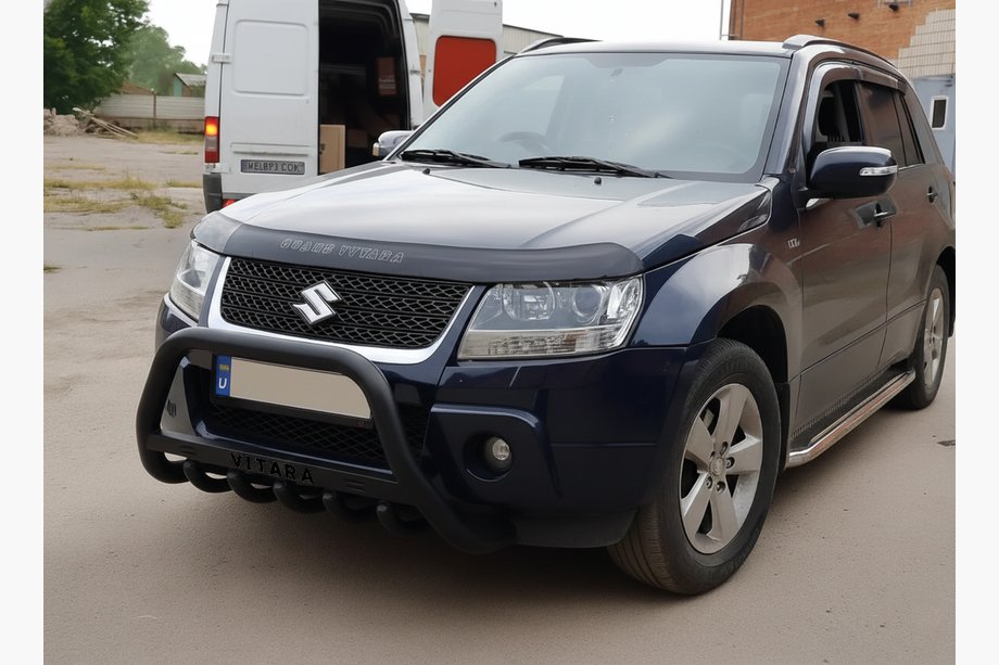 Suzuki Grand Vitara 2005–2017 Frontbåge WT004 Black (rostfritt stål) Image