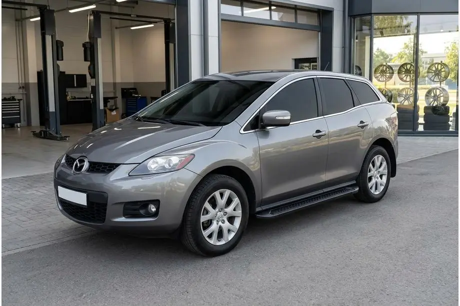 Mazda CX-7 2006–2012 Sidosteg Allmond Black (2 st, aluminium) Image