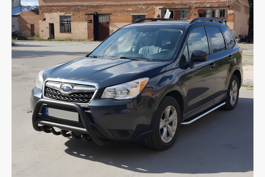 Subaru Forester 2013–2018 Frontbåge WT003 Black (rostfritt) Image