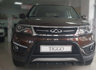 Chery Tiggo 5 2013– Frontbåge WT003 Black (rostfritt) foto 1