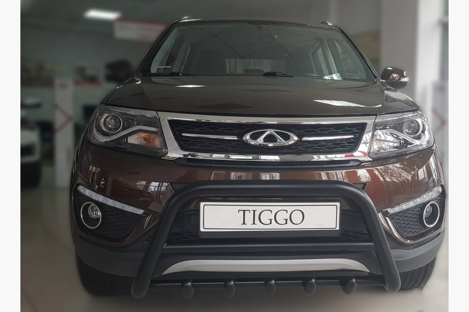 Chery Tiggo 5 2013– Frontbåge WT003 Black (rostfritt) Image