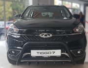Chery Tiggo 7 2016–2019 Frontbåge WT003 Black (rostfritt) foto 1