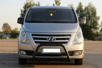 Hyundai H300, H1, Starex 2008–2020 Frontbåge WT003 Black (rostfritt) foto 1