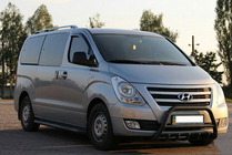 Hyundai H300, H1, Starex 2008–2020 Frontbåge WT003 Black (rostfritt) foto 4