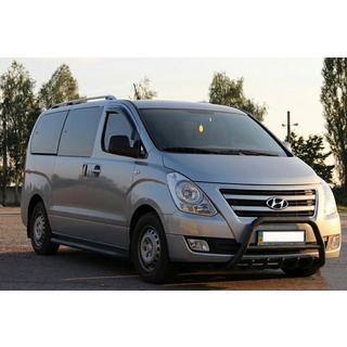 Frontbåge WT003 Black (rostfritt) Hyundai H300, H1, Starex 2008–2020 foto 4
