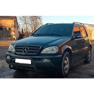 Frontbåge WT004 Black (rostfritt stål) Mercedes ML W163 1997–2005 foto 3