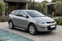 Mazda CX-7 2006–2012 Sidosteg Sunrise (2 st, aluminium) foto 1