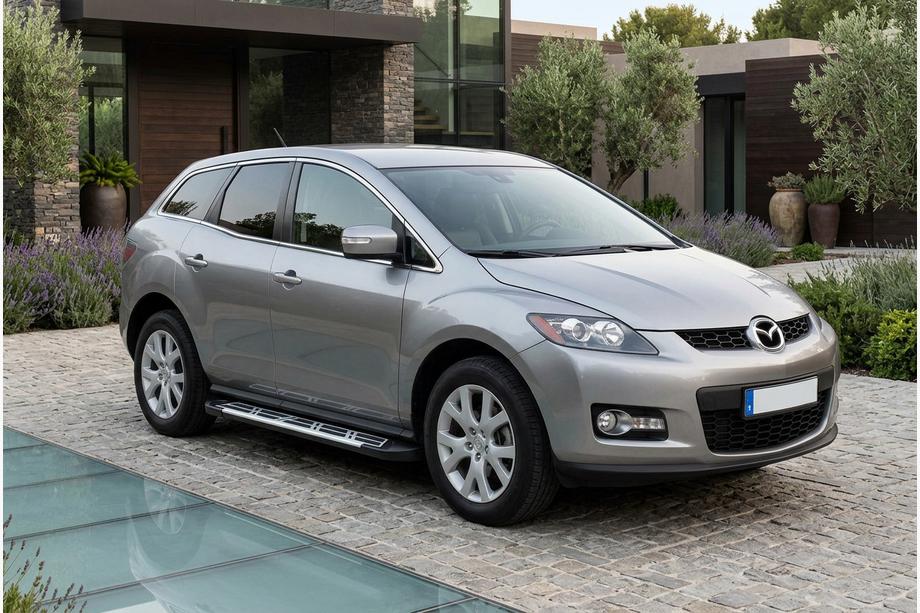 Mazda CX-7 2006–2012 Sidosteg Sunrise (2 st, aluminium) Image