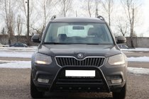Skoda Yeti 2009–2017 Frontbåge WT003 Black (rostfritt) foto 3