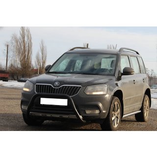 Frontbåge WT003 Black (rostfritt) Skoda Yeti 2009–2017 foto 4