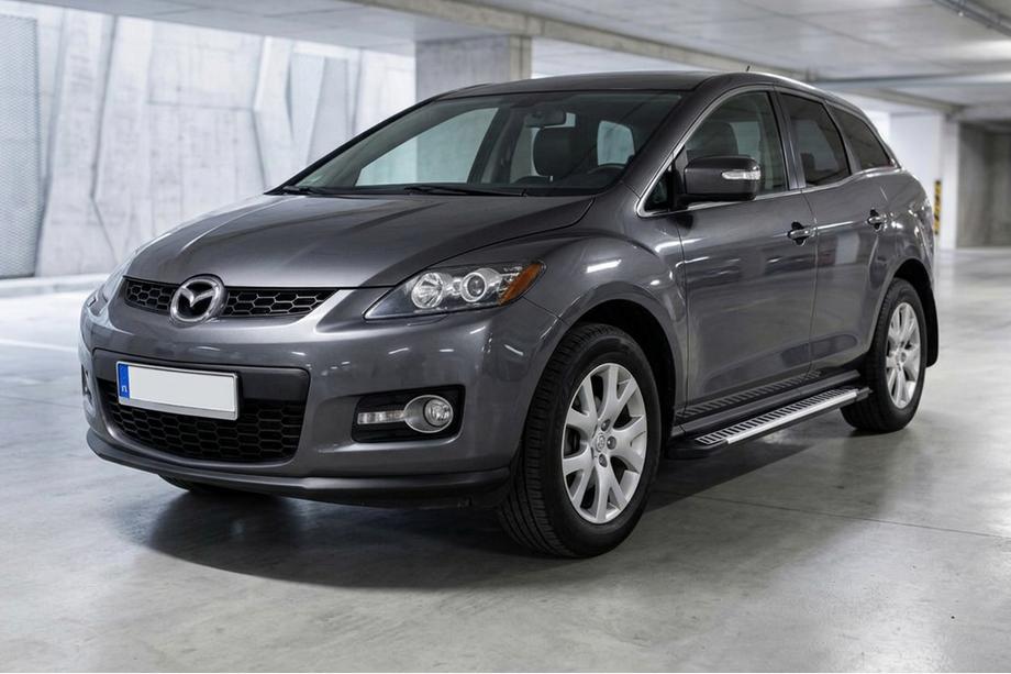 Mazda CX-7 2006–2012 Sidosteg Line (2 st, aluminium) Image