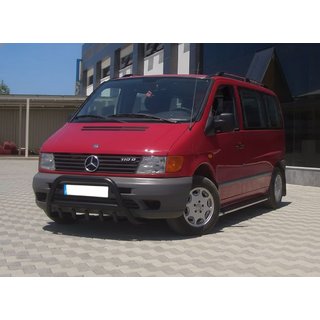 Frontbåge WT003 Black (rostfritt stål) Mercedes Vito W638 1996–2003 foto 4