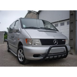 Frontbåge WT003 Black (rostfritt stål) Mercedes Vito W638 1996–2003 foto 1