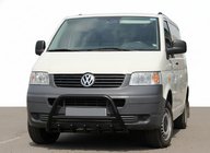 Volkswagen T5 Multivan 2003–2010 Frontbåge WT003 Black (rostfritt stål) foto 1