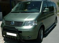Volkswagen T5 Multivan 2003–2010 Frontbåge WT003 Black (rostfritt stål) foto 3