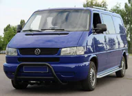 Volkswagen T4 Transporter 1990–2003 Frontbåge WT003 Black (rostfritt stål) foto 3