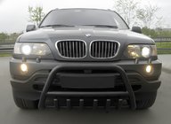 BMW X5 E53 1999–2006 Frontbåge WT003 Black (rostfritt) foto 2