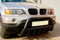 BMW X5 E53 1999–2006 Frontbåge WT003 Black (rostfritt) foto 1