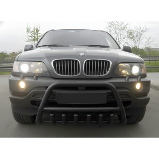 Frontbåge WT003 Black (rostfritt) BMW X5 E53 1999–2006 foto 2