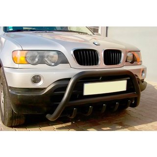 Frontbåge WT003 Black (rostfritt) BMW X5 E53 1999–2006 foto 1