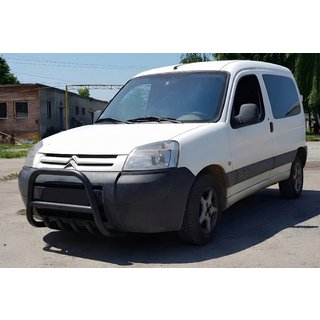 Frontbåge WT003 Black (rostfritt) Citroen Berlingo 1996–2008 foto 3