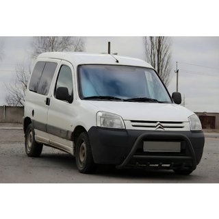Frontbåge WT003 Black (rostfritt) Citroen Berlingo 1996–2008 foto 1