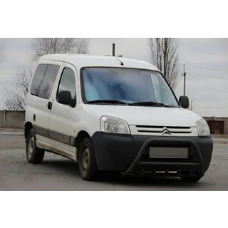 Frontbåge WT003 Black (rostfritt) Citroen Berlingo 1996–2008 foto 1